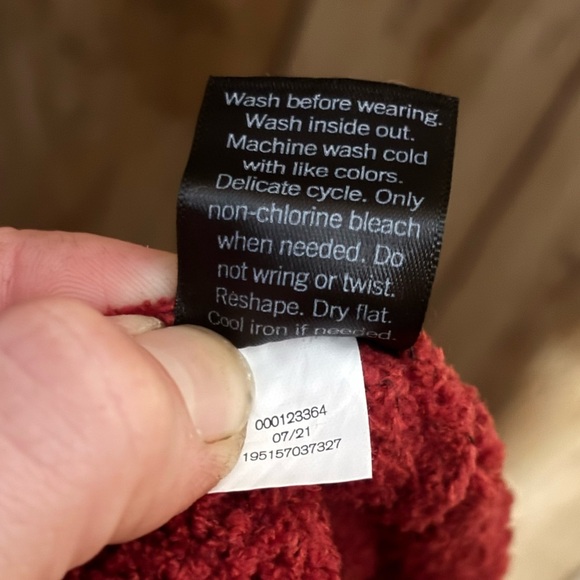 Simply Vera Vera Wang Deep Red Cowl Neck Sweater - Picture 7 of 7